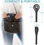 Comlife Auto Oscillating Stroller Fan, Battery Operated Fan, Portable Fan with Flexible Tripod, Ultra Quiet USB Desk Fan for Stroller